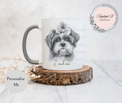 Shih Tzu Mug - With or Without a Bow Variations